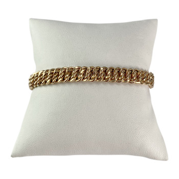 Bracelet d'occasion or 750 jaune maille américaine