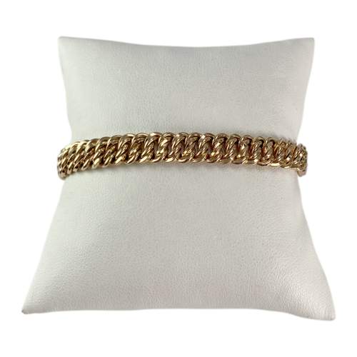 Bracelet d'occasion or 750 jaune maille américaine