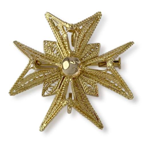 Broche d'occasion or 750 jaune