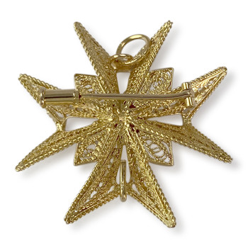 Broche d'occasion or 750 jaune