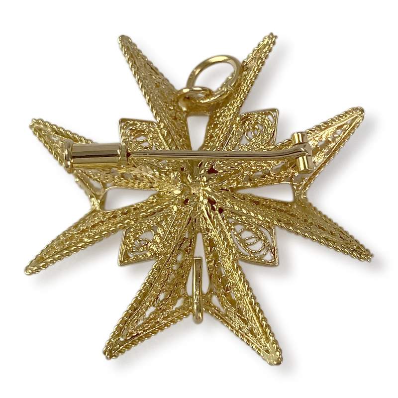Broche d'occasion or 750 jaune - vue 2