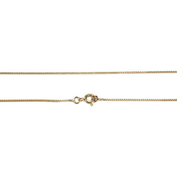 Collier d'occasion or 750 jaune maille anglaise amethyste coeur