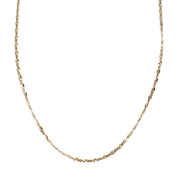 Collier d'occasion or 750 jaune maille fantaisie