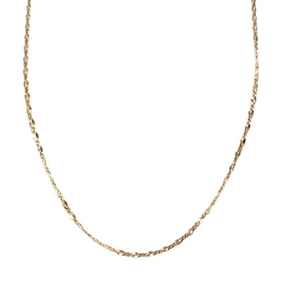 Collier d'occasion or 750 jaune maille fantaisie - vue 1