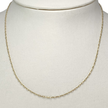 Chaîne d'occasion or 750 jaune maille fantaisie