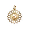 Pendentif d'occasion or 750 jaune perle de culture - vue V1