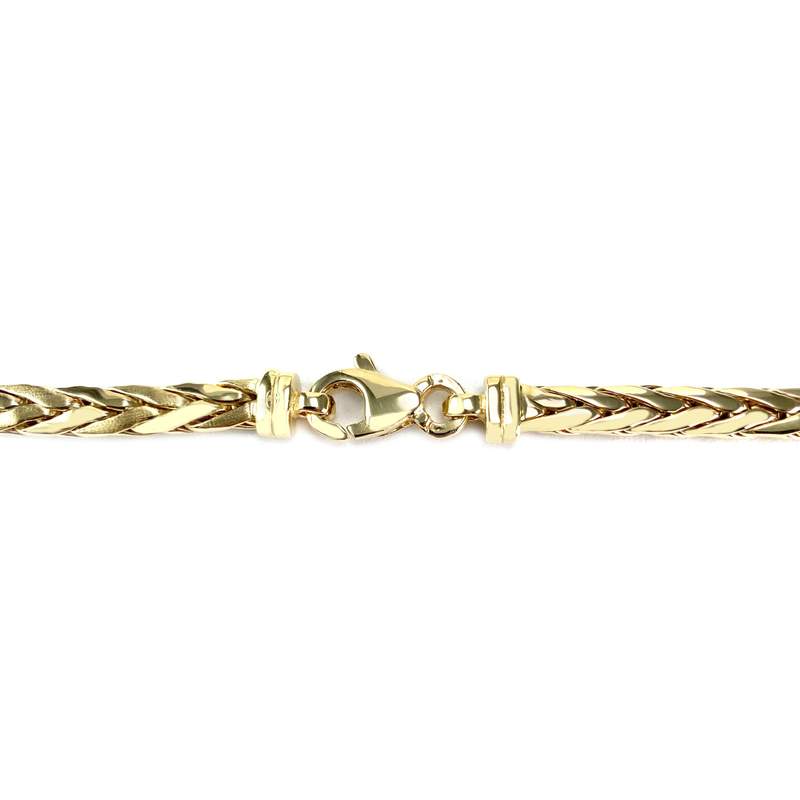 Collier d'occasion or 750 jaune maille palmier - vue 3
