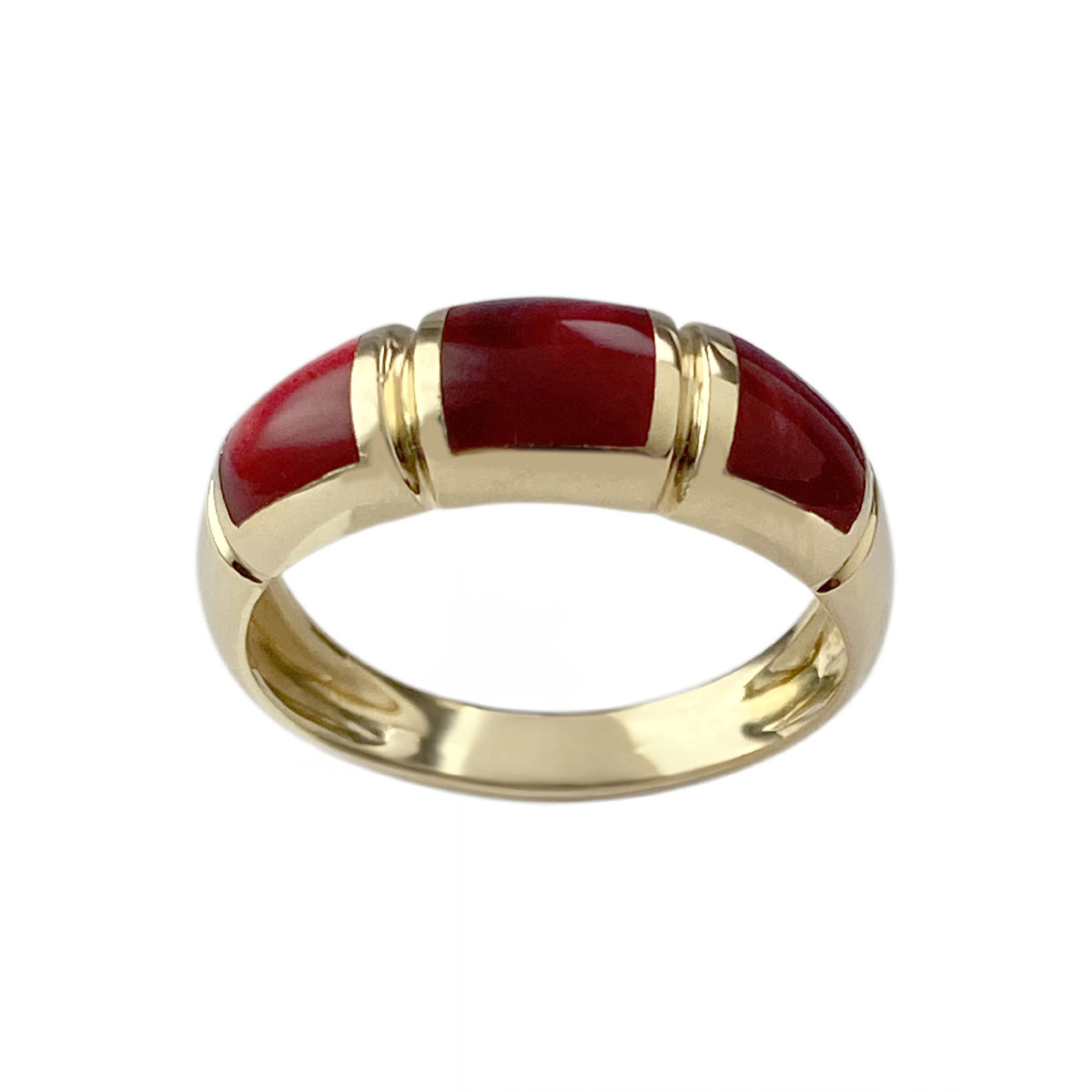 Tweedehands 750 geelgouden ring