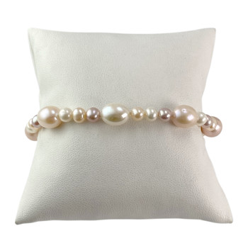 Bracelet d'occasion or 750 jaune perle de culture de chine