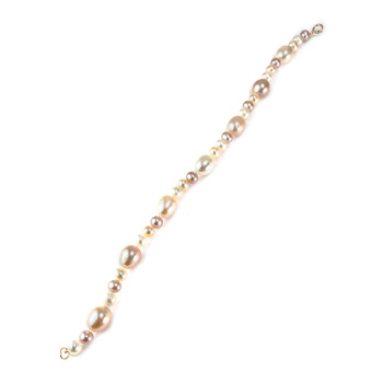 Bracelet d'occasion or 750 jaune perle de culture de chine