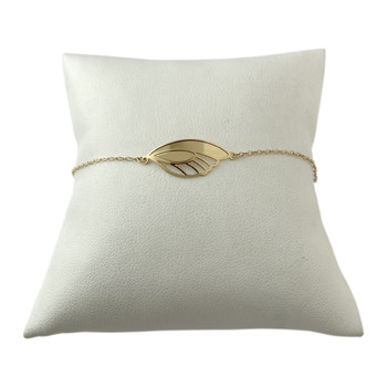 Bracelet d'occasion or 750 jaune maille forcat