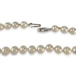 Collier d'occasion en or jaune 750, perles de culture du japon, 49 cm - vue 3