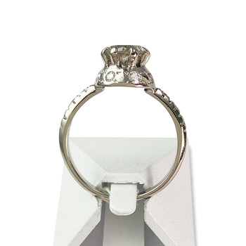 Bague d'occasion or 750 blanc diamant diamant