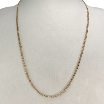 Chaîne d'occasion or 750 jaune maille gourmette
