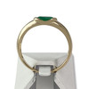 Bague d'occasion or 750 jaune emeraude - vue V3