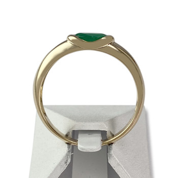 Bague d'occasion or 750 jaune emeraude