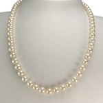 Collier d'occasion or 750 jaune perle de culture du japon - vue 2