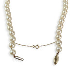 Collier d'occasion or 750 jaune perle de culture du japon - vue 3