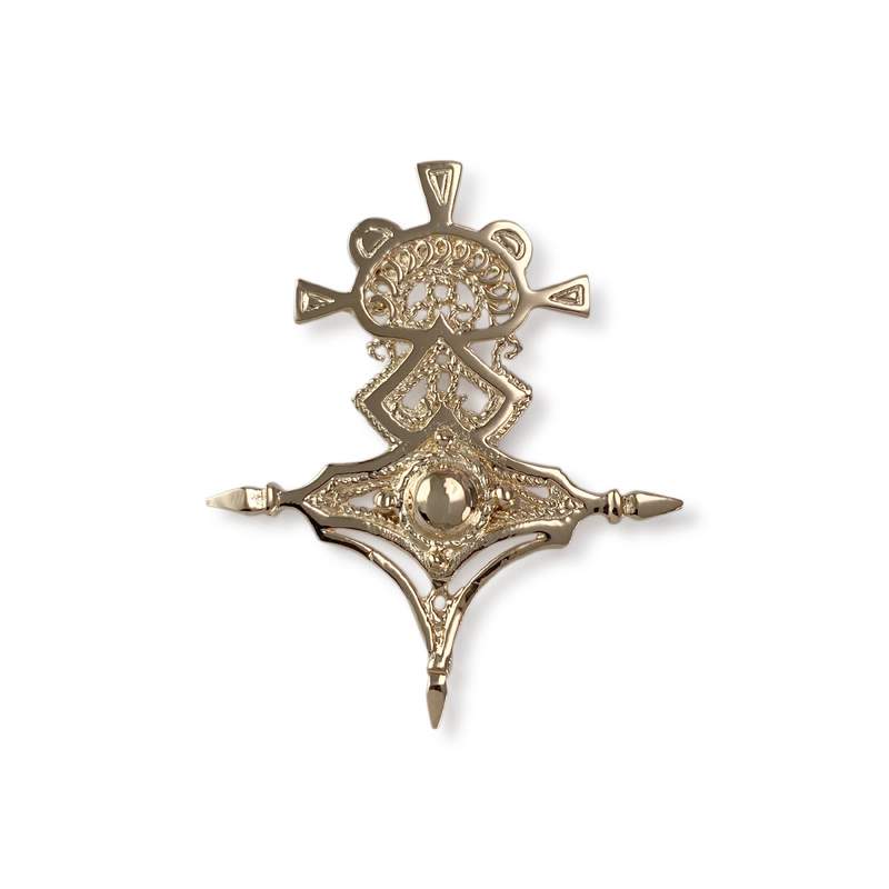 Pre-owned 14K yellow gold pendant - view 1