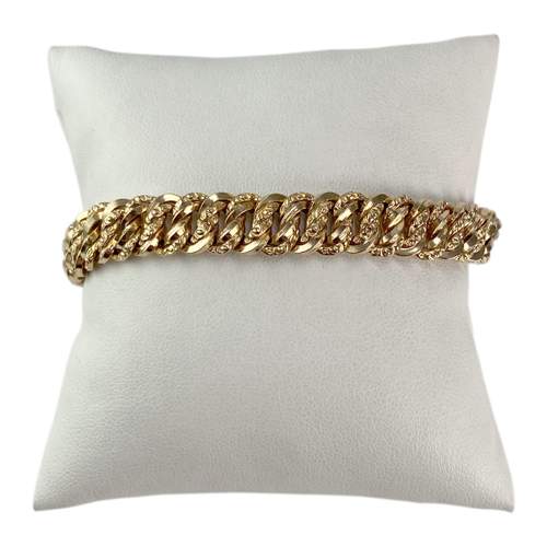 Bracelet d'occasion or 750 jaune maille américaine