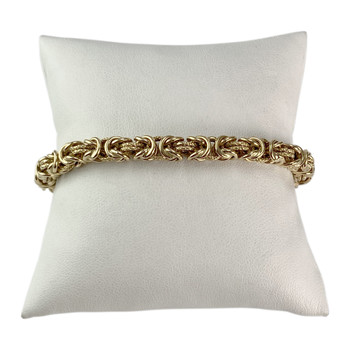 Bracelet d'occasion or 750 jaune maille fantaisie