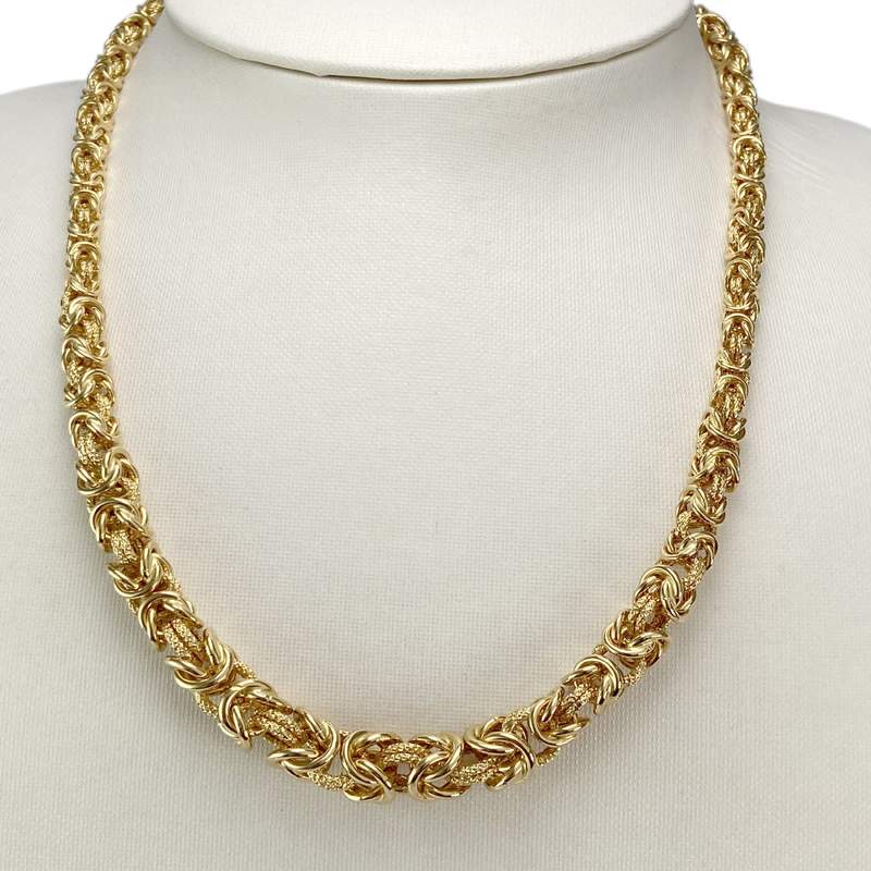 Secondhand necklace in 750 yellow gold - view 2