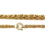 Collier d'occasion or 750 jaune maille fantaisie - vue 3