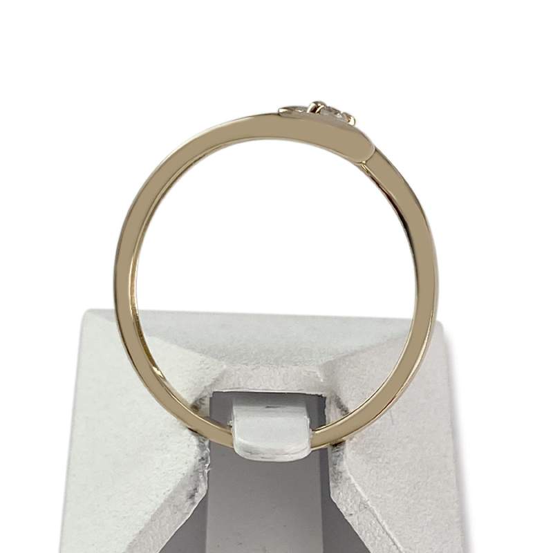 Bague d'occasion or 750 jaune diamant - vue 3