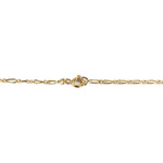 Used 750 yellow gold horse-link chain, 42 cm - view 3