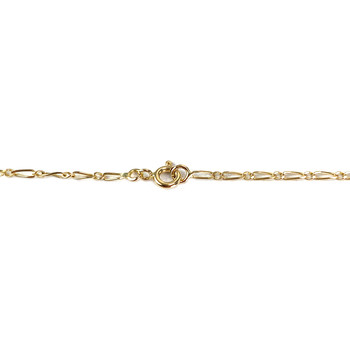 Used 14K yellow gold horse-link chain, 42 cm