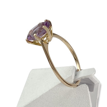 Bague d'occasion or 750 jaune amethyste