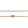 Second-hand 750 yellow gold chain with forçat link - vue V3