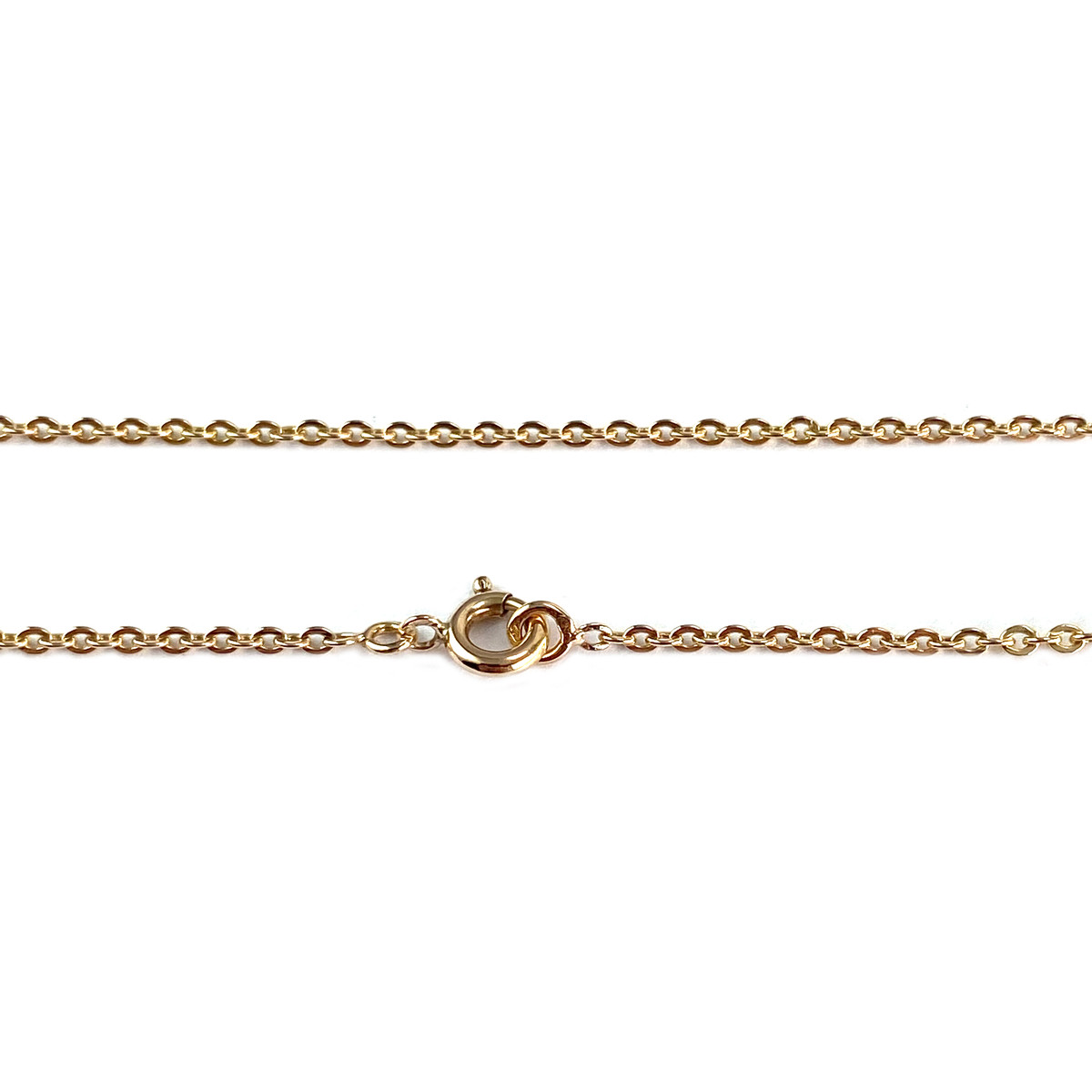 Secondhand gold chain 750 yellow mesh forçat 42 cm - view 3
