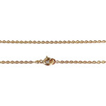 Secondhand gold chain 750 yellow mesh forçat 42 cm - view 3