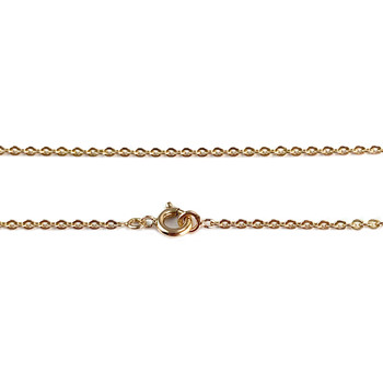 Secondhand gold chain 750 yellow forçat mesh 42 cm