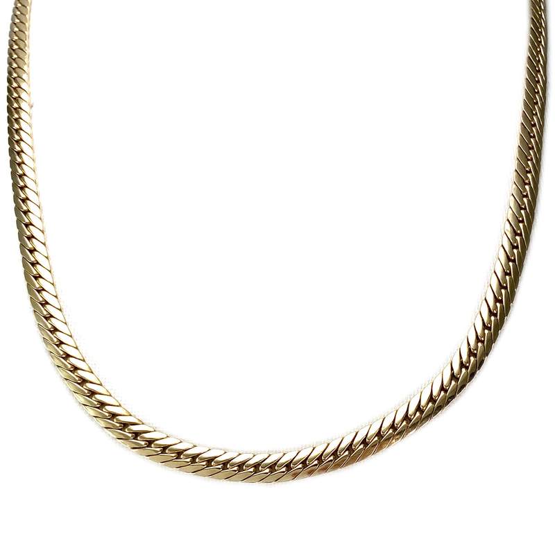 Collier d'occasion or 750 jaune maille anglaise - vue 1