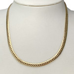 Collier d'occasion or 750 jaune maille anglaise - vue 2