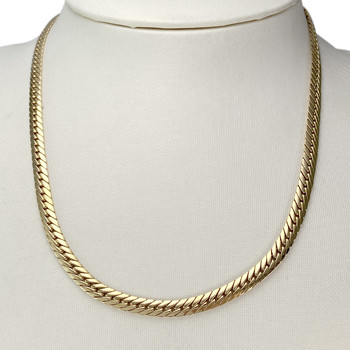 Collier d'occasion or 750 jaune maille anglaise