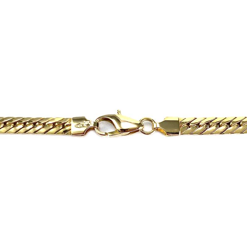 Collier d'occasion or 750 jaune maille anglaise - vue 3