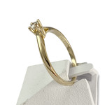 Bague d'occasion or 750 jaune diamant - vue 2