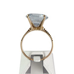 Bague d'occasion or 750 jaune spinelle synthetique - vue 3