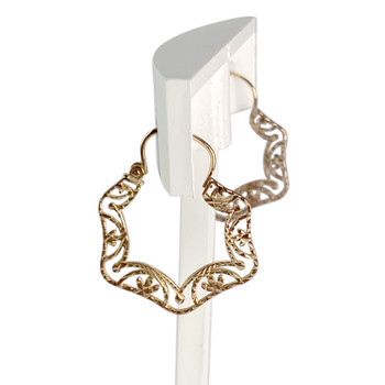 Créoles d'occasion or 750 jaune