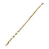 Pre-owned 750 yellow gold bracelet with jaseron mesh - view V2