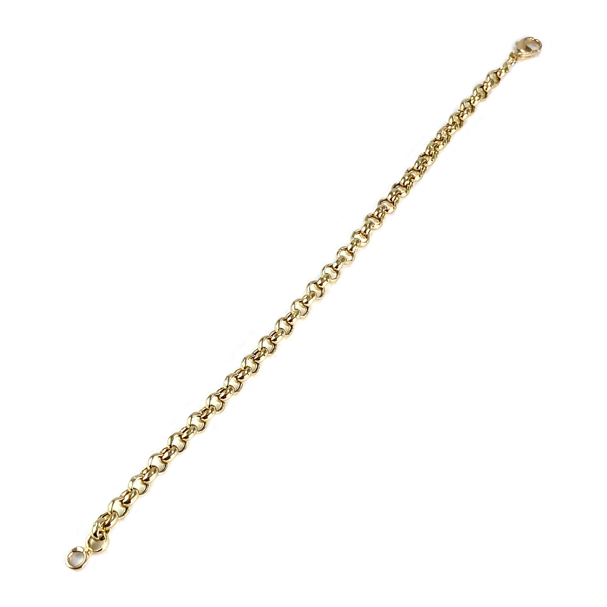 Pre-owned 750 yellow gold bracelet with jaseron mesh - view 2