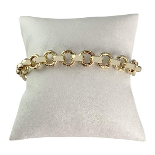 Bracelet d'occasion or 750 jaune maille jaseron