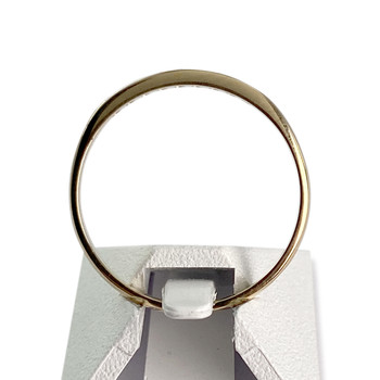 Tweedehands gouden ring 750 gele diamanten