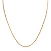 Pre-owned 750 yellow gold chain with fancy link design - view V1