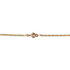 Pre-owned 750 yellow gold chain with fancy link design - view V3