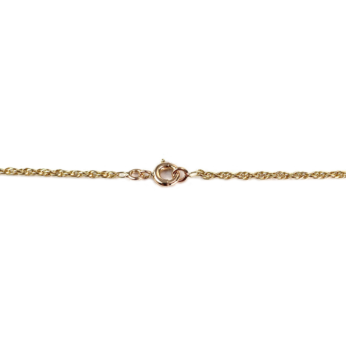 Used 750 yellow gold chain with decorative links, 47 cm - view 3