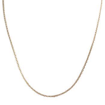 Secondhand gold chain 750 yellow forçat mesh 45 cm